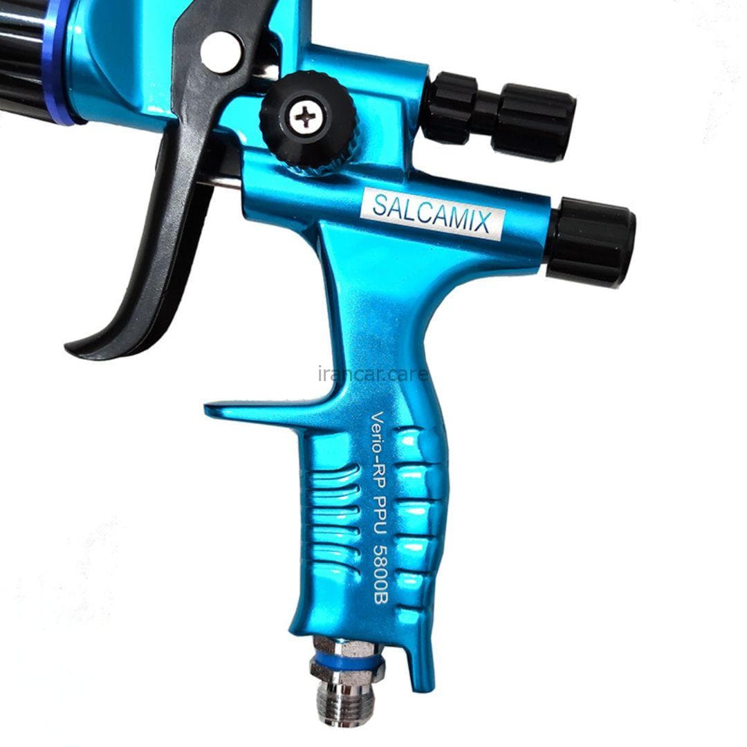 پیستوله رنگ بدنه خودرو 3 تنظیم سالکامیکس Salcamix مدل Spray Gun HB-1004 — تصویر ۱۲