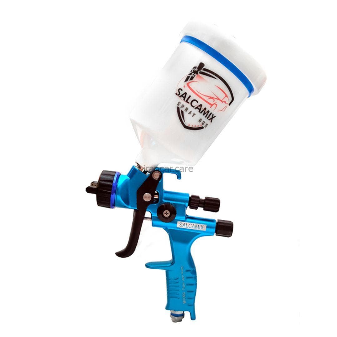 پیستوله رنگ بدنه خودرو 3 تنظیم سالکامیکس Salcamix مدل Spray Gun HB-1004 — تصویر ۳