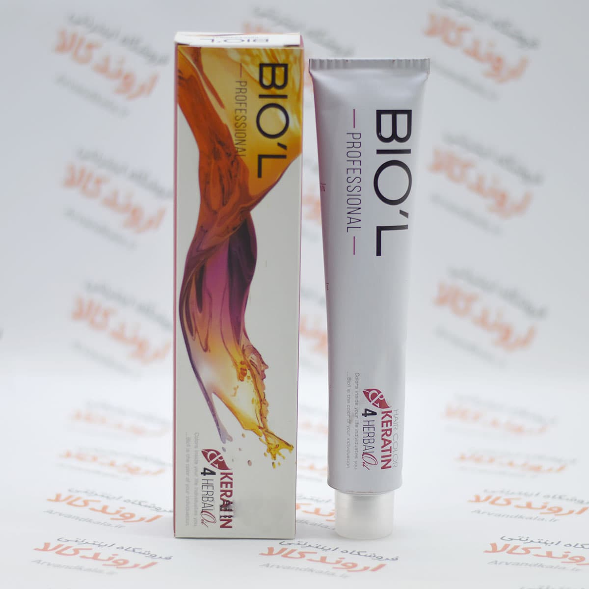 رنگ مو بیول Bio’l بلوند قهوه ای گوشتی روشن 5.85