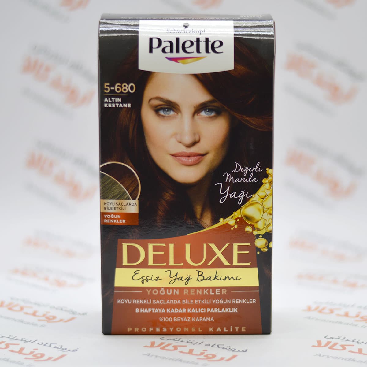 کیت رنگ مو پالت Palette شماره 680-5 (شاه بلوط طلایی)