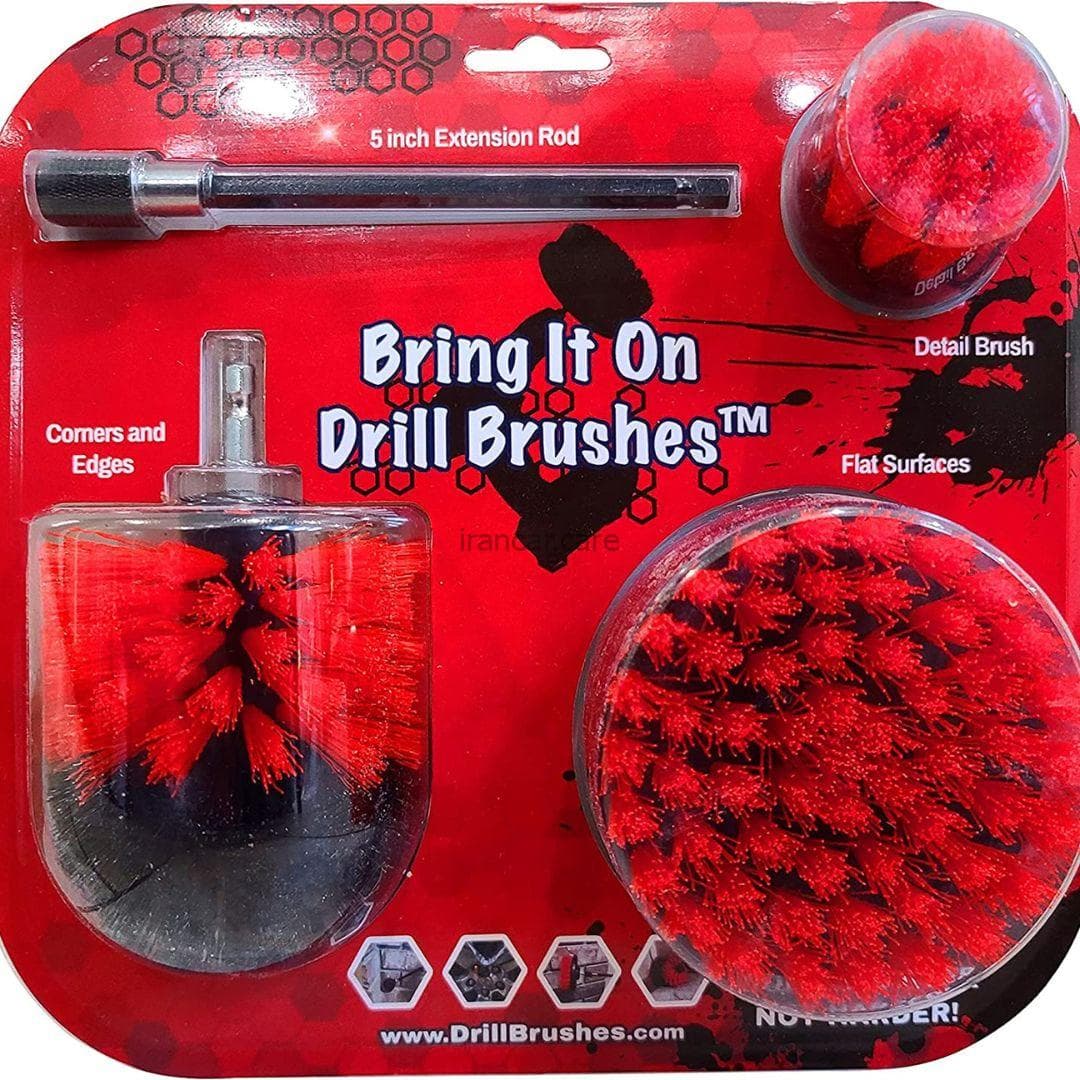 کیت 4 عددی برس صفرشویی دریلی مدل Drill Brushes