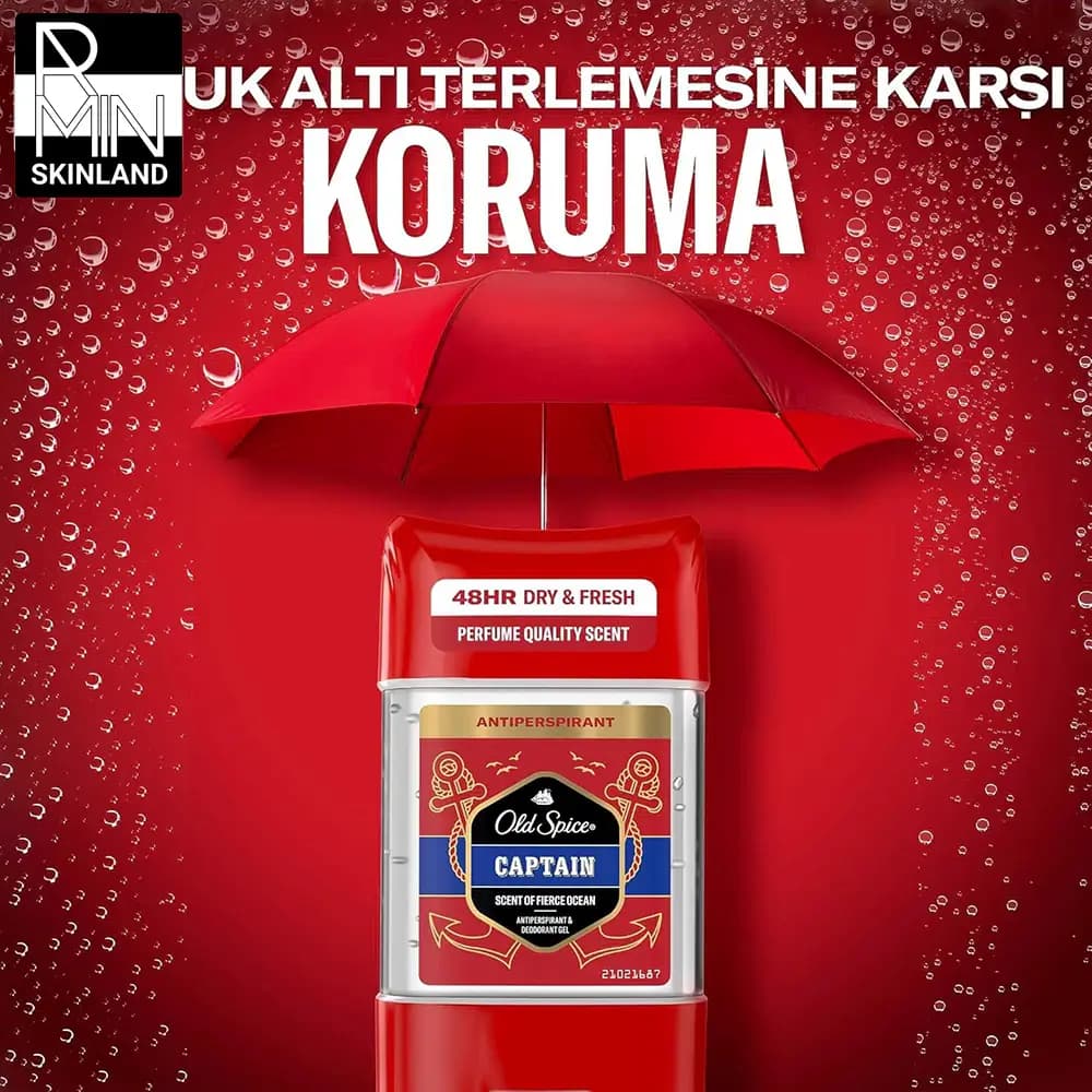 دئودرانت ژله ای اولد اسپایس Old Spice مدل Captain — تصویر ۸