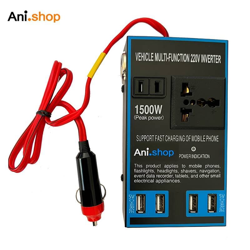 اینورتر برق خودرو 12 به 220 ولت مدل فندکی توان واقعی 150W