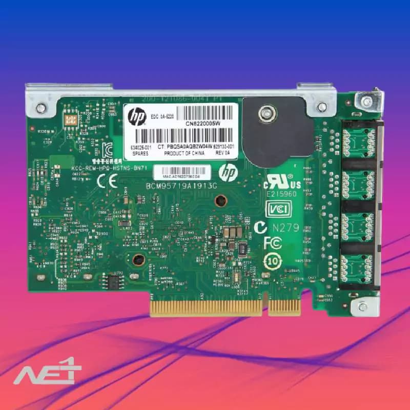 کارت شبکه اچ پی ای مدل HPE Ethernet 1Gb 4-port 331FLR Adapter — تصویر ۳