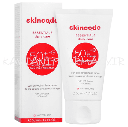 لوسیون ضد آفتاب صورت SPF50 اسکین کد — تصویر ۳