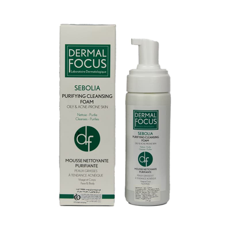 فوم شوینده سبولیا پوست چرب درمال فوکوس 150ml — تصویر ۳