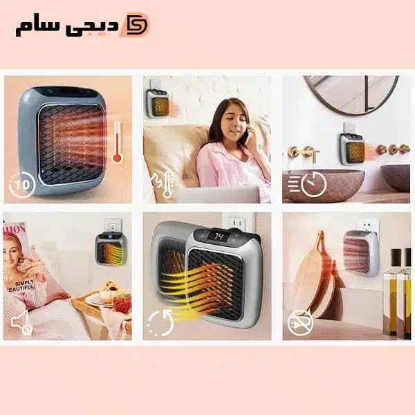 فن هیتر مدل HANDY HEATER ریموت دار — تصویر ۱۱
