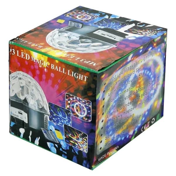 اسپیکر و رقص نور MAGIC BALL LiGHT مدل LED — تصویر ۶