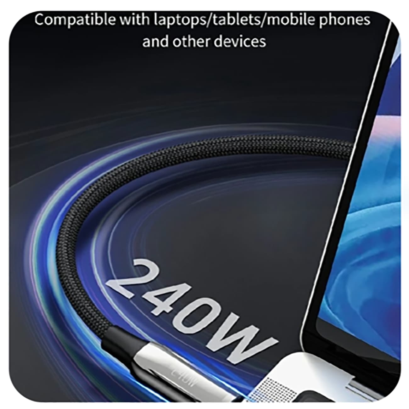 کابل USB-C فست شارژ MAXCO مدل MS12CC طول 2 متری — تصویر ۴