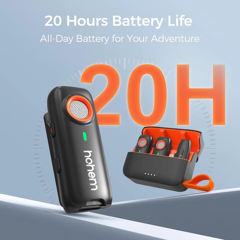 میکروفون بی‌سیم HOHEM مدل MIC‑01 لایتنینگ — تصویر ۶