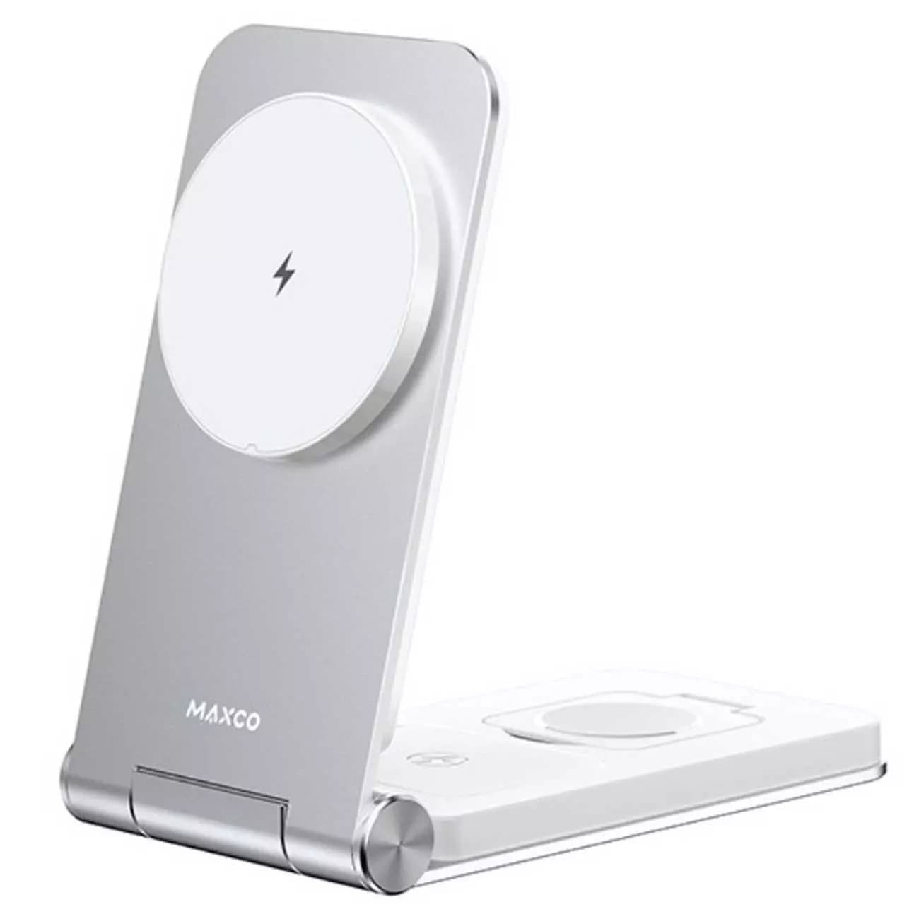 استند و شارژر وایرلس تاشو MAXCO مدل MW08