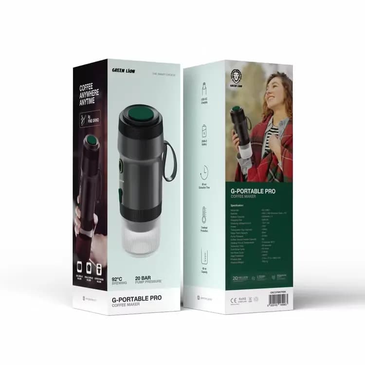 اسپرسو ساز شارژی گرین لاین مدل G PORTABLE PRO — تصویر ۲