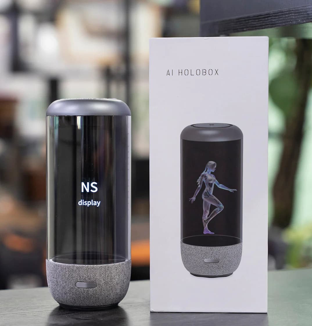 اسپیکر بلوتوثی قابل حمل هوش مصنوعی مدل Ai HOLOBOX — تصویر ۳
