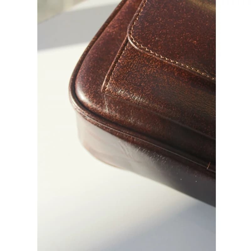 کیف دوشی مدل توکیو چرم طبیعی کد CH8019 — تصویر ۳
