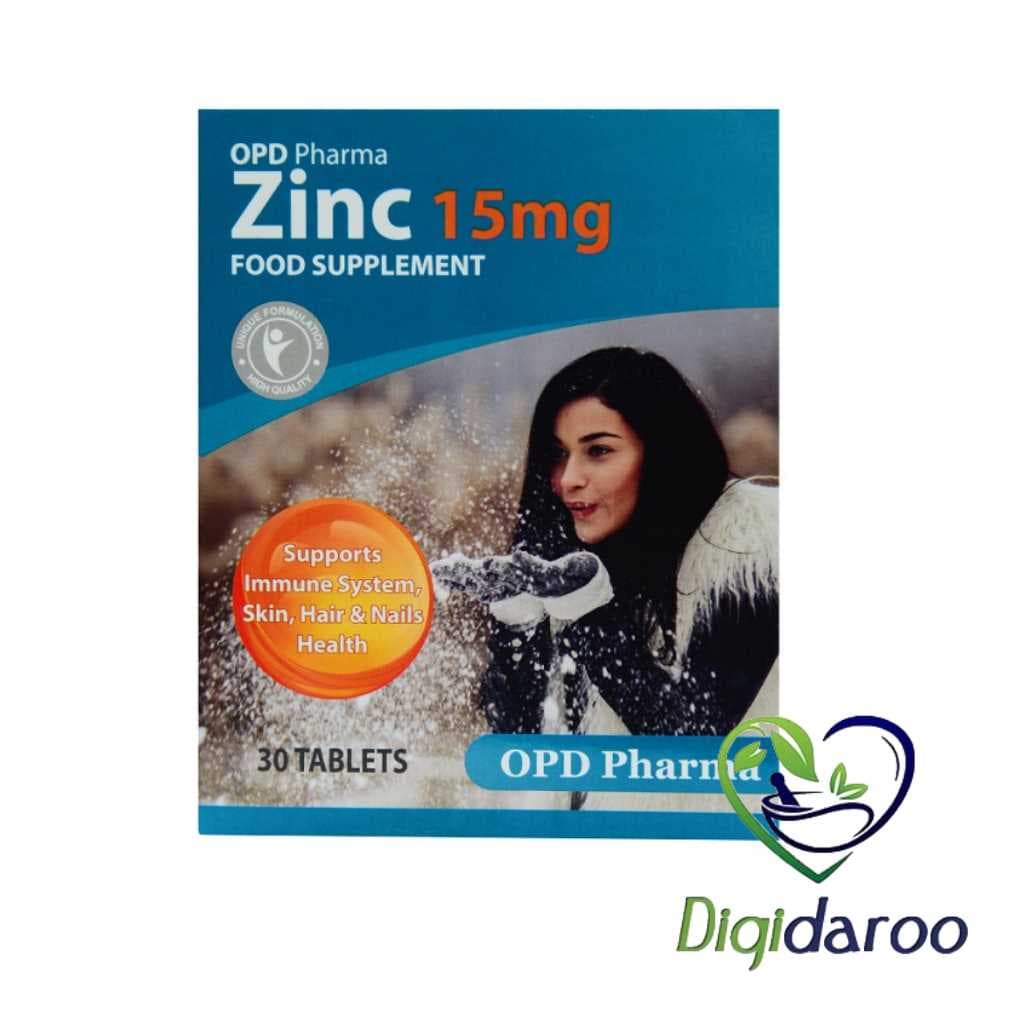 قرص زینک 15 میلی گرم او پی دی فارما 30 عددی