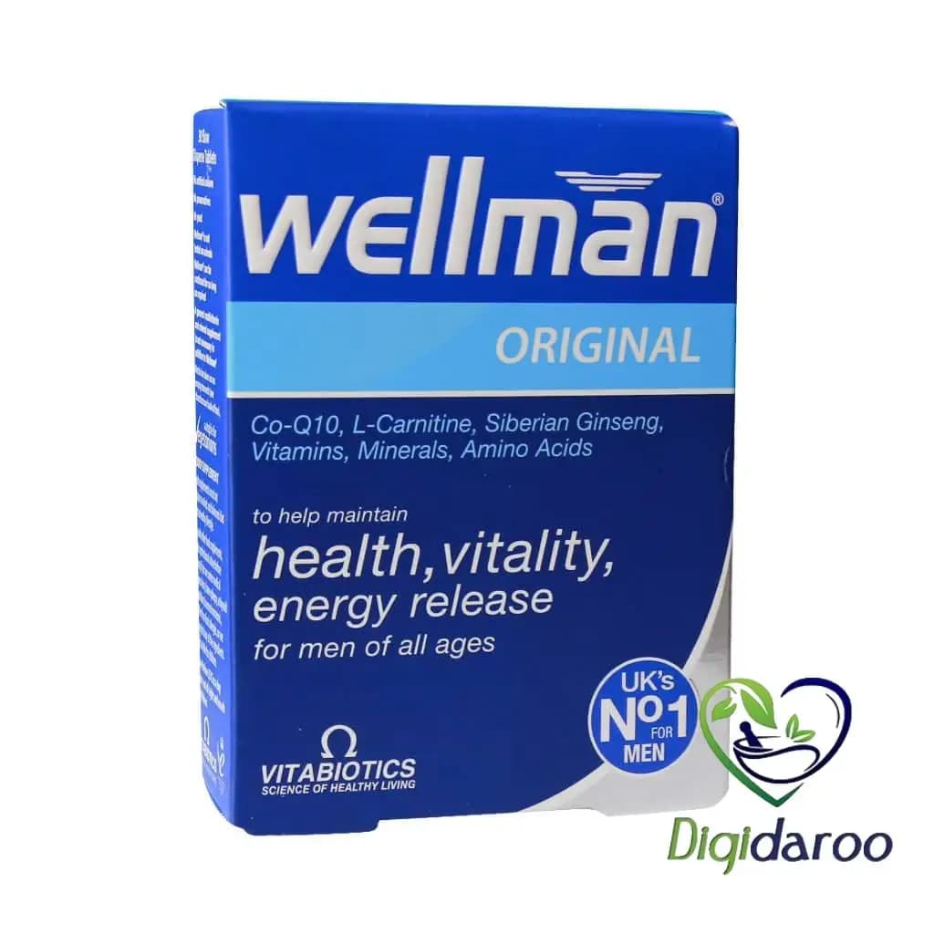 قرص ول من (WellMan) اورجینال آقایان ویتابیوتیکس 30 عددی — تصویر ۲