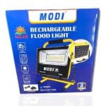 نورافکن شارژی خورشیدی 100 وات مودی solar rechargeable flood light