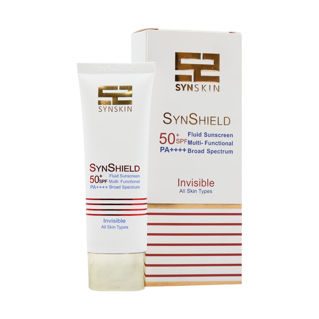 کرم ضد آفتاب فلوئید SPF50 ساین اسکین 50 گرم (بی رنگ )
