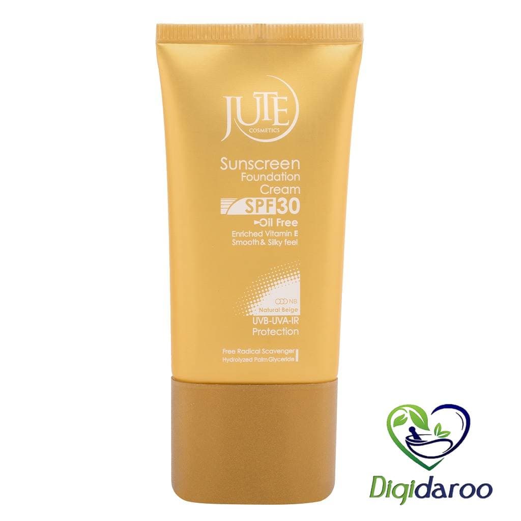 کرم ضدآفتاب SPF30 مناسب پوست چرب بژ طبیعی ژوت