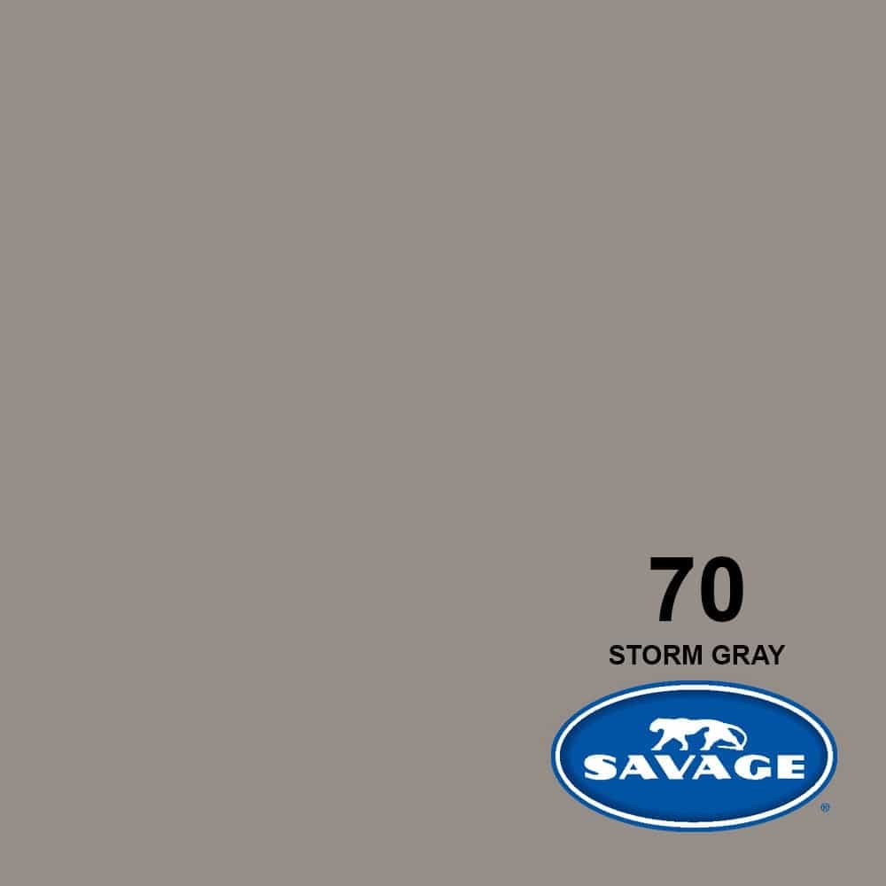 فون کاغذی سوج خاکستری Savage Widetone Seamless #70 Storm Gray — تصویر ۵