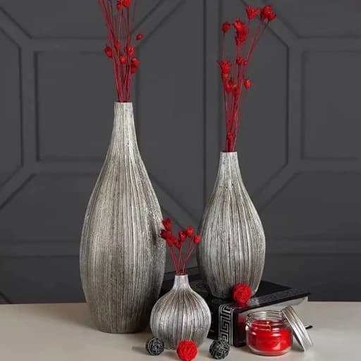 گلدون سالنگ نقره ای