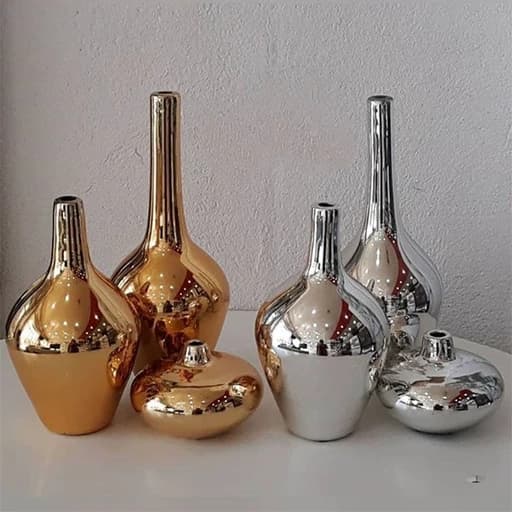 گلدان دکوری مدل سالونگ پی وی دی — تصویر ۲