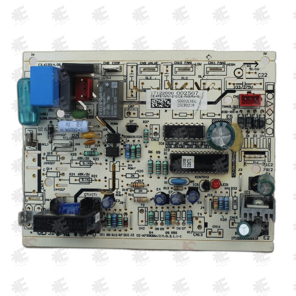 برد بیرونی کولر گازی (مدیا ، تک الکتریک ، اوولی ، تراست ، جنرال) CE-KF61W/N1-210