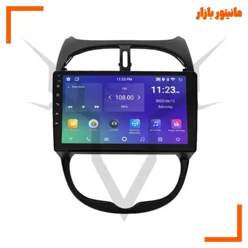 مانیتور خودرو مدل T3L مناسب برای 206 — تصویر ۴