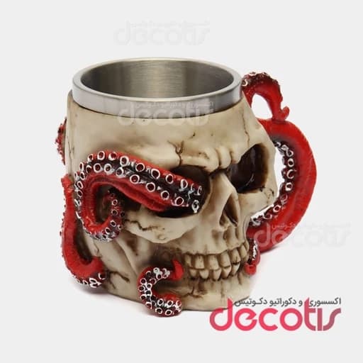 ماگ فانتزی مدل جمجمه اختاپوسی — تصویر ۴