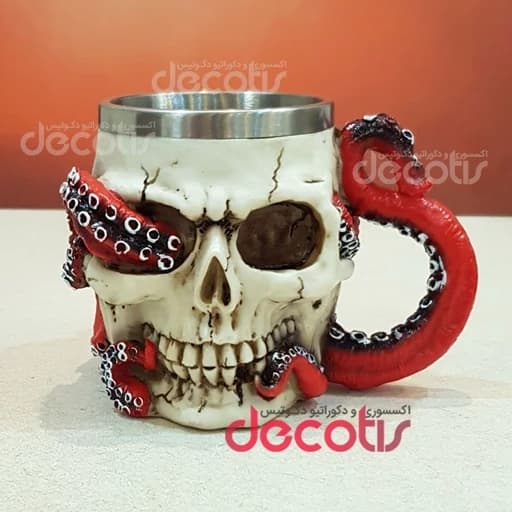 ماگ فانتزی مدل جمجمه اختاپوسی