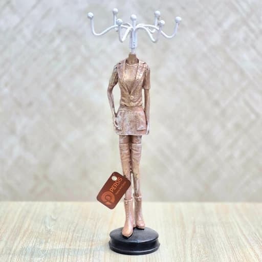 آویز مانکن طلا مدل پرسیس — تصویر ۴