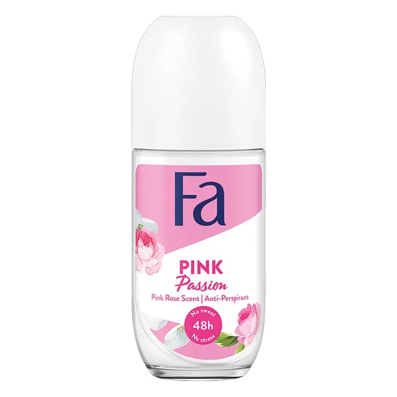 رول ضد تعریق زنانه فا مدل Pink Passion حجم 50 میل — تصویر ۳