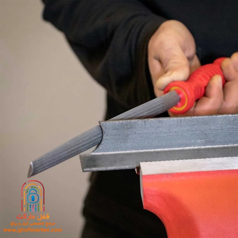 سوهان مهندسی نیم گرد 350 ایران پتک PB 40351 — تصویر ۵