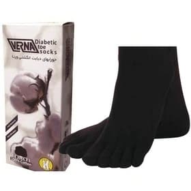 جوراب دیابت پنج انگشتی ورنا ا Verna five-finger diabetes socks
