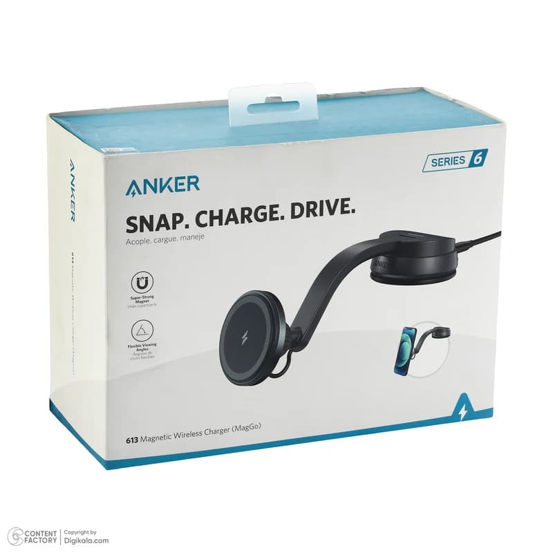 پایه نگهدارنده و شارژر بی‌سیم گوشی موبایل انکر مدل B2930011 — تصویر ۱۱
