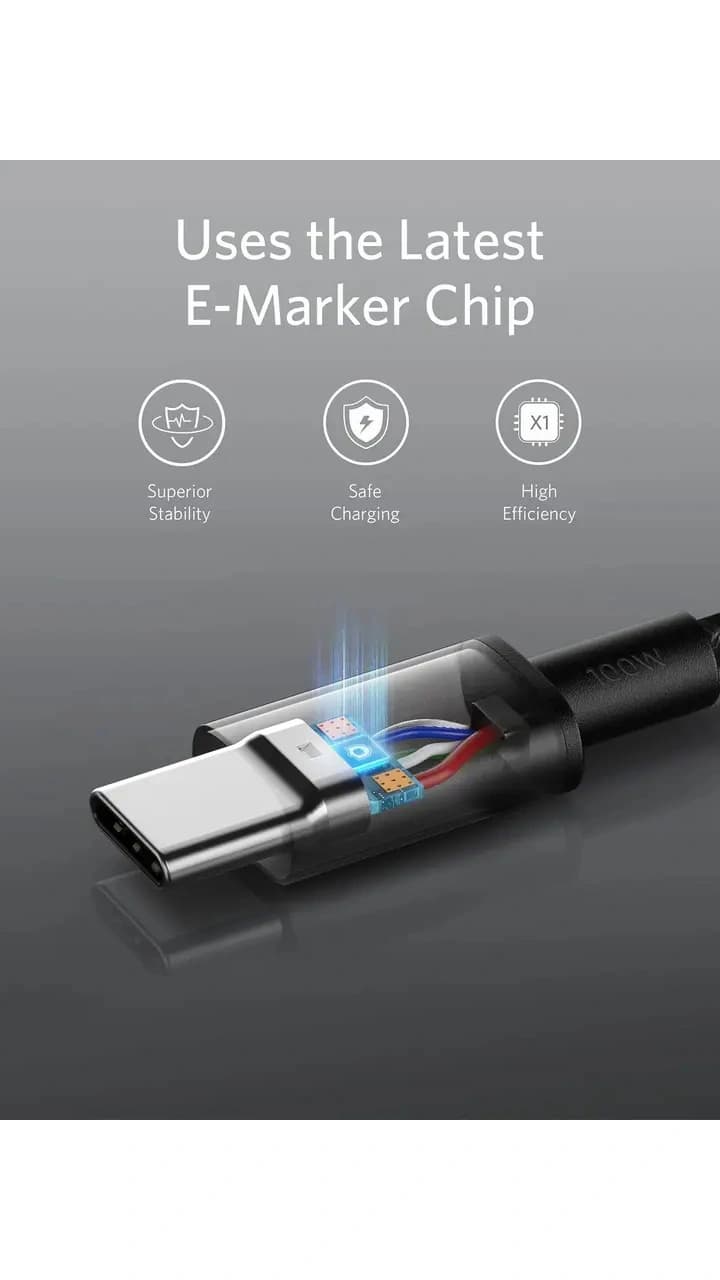 کابل تبدیل USB-C به USB-C مدل A8756 طول 1 متر — تصویر ۱۰