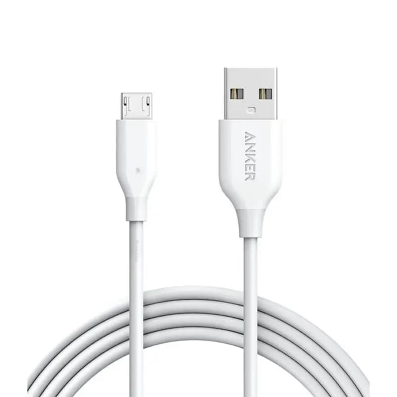 کابل شارژ و انتقال داده میکرو یو اس بی انکر Anker A8133H12 PowerLine 1.8m USB To MicroUSB Cable