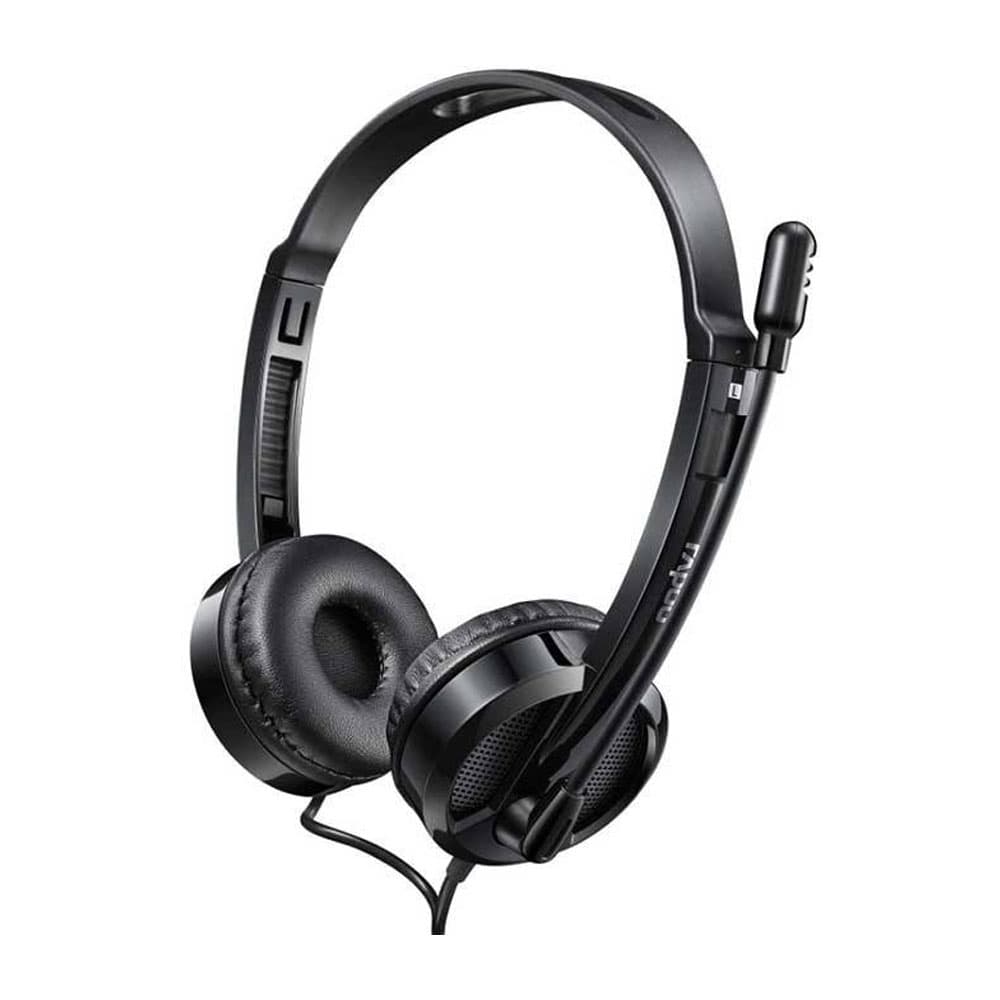 هدفون با سیم رپو مدل Rapoo H100 Wired Stereo Headset