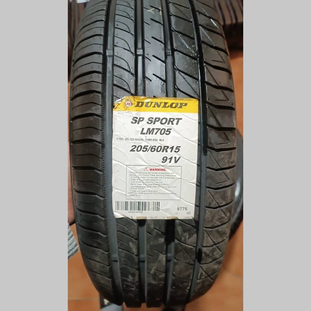 لاستیک دانلوپ 205/60R15 گل SP SPORT LM705 [تاریخ 2025] — تصویر ۳