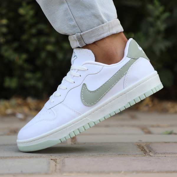 کتونی مردانه نایک Air سفید پسته ای LUX — تصویر ۷