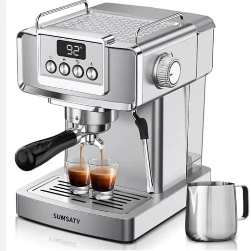 اسپرسو ساز جی پاس استیل مدل GCM41520 | Geepas Espresso Maker — تصویر ۴