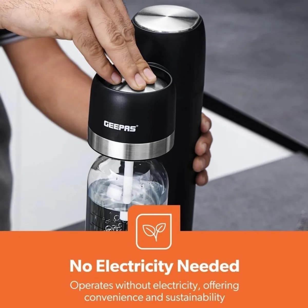 سودا ساز نوشابه‌ساز جیپاس مدل GSM63079UK | خرید Geepas Soda Maker — تصویر ۵