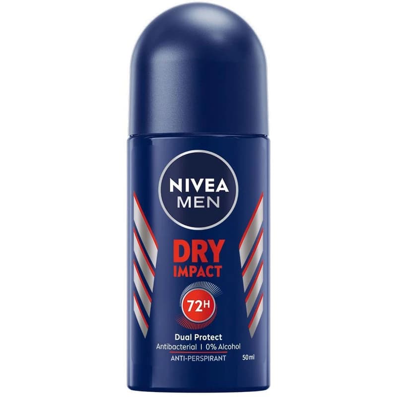 رول ضد تعریق مردانه نیوا مدل Dry Impact 72H Dual Protect حجم 50 میلی لیتر — تصویر ۵
