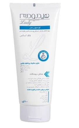 لوسیون بدن هیدرودرم Lady مدل Multiple Action وزن 200 گرم — تصویر ۴
