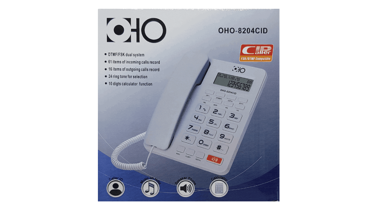 تلفن اوهو مدل OHO-8204CID — تصویر ۵
