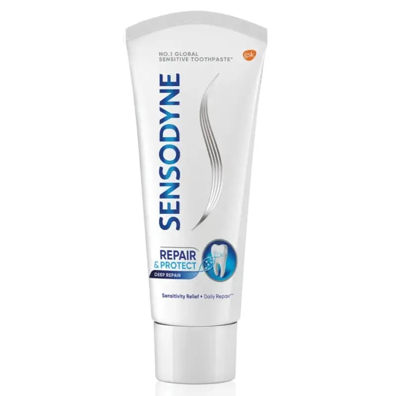 خمیردندان سنسوداین ریپیر اند پروتکت Repair and Protect حجم 75 میل — تصویر ۳
