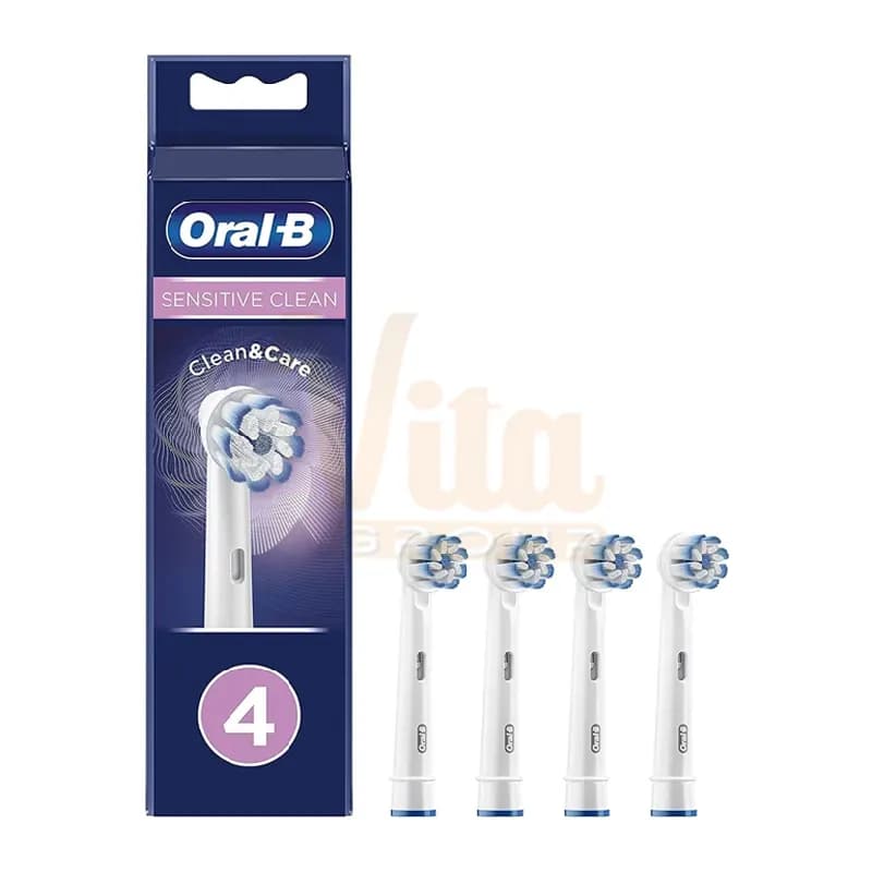 سری یدک مسواک برقی اورال بی حساس Sensitive Clean بسته 4 عددی — تصویر ۹