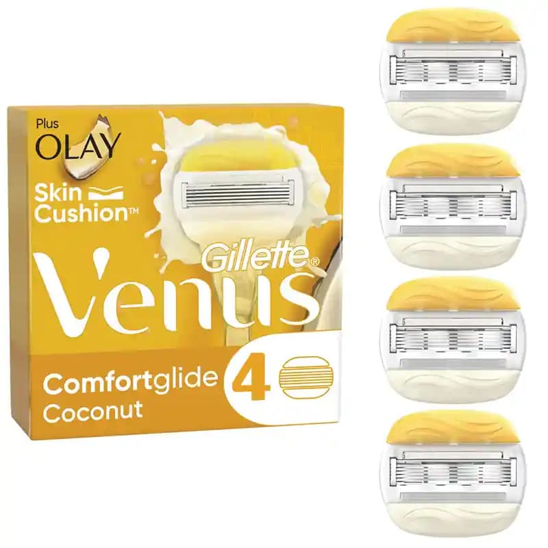 تیغ یدک ونوس اولای Venus Olay Plus ژیلت بسته 4 عددی