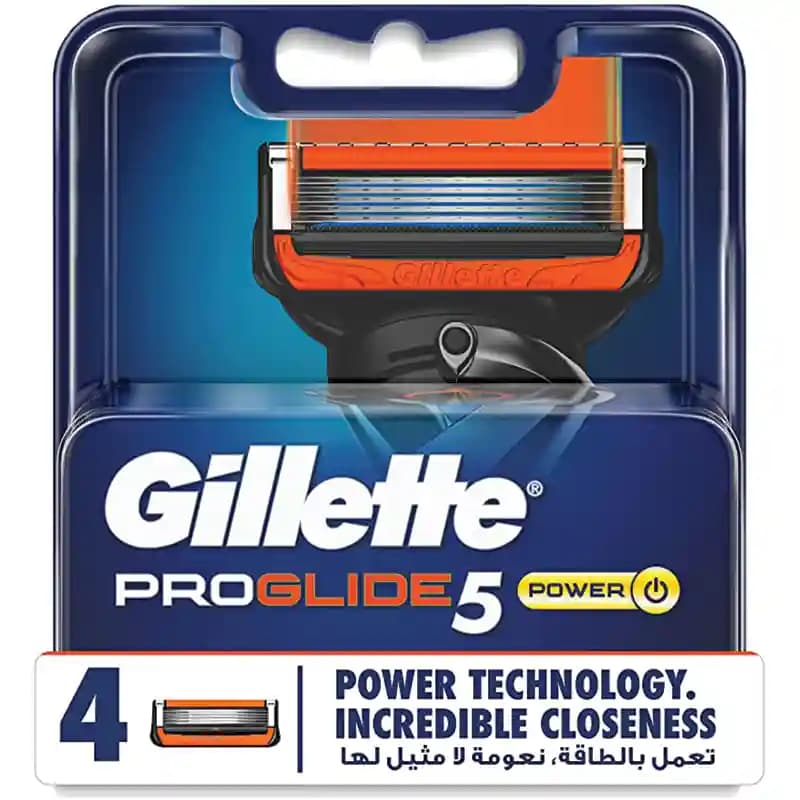 تیغ یدک پروگلاید پاور Proglide Power ژیلت بسته 4 عددی — تصویر ۶