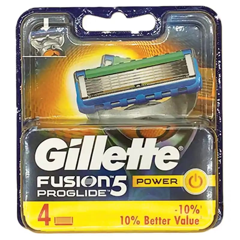 تیغ یدک پروگلاید پاور Proglide Power ژیلت بسته 4 عددی — تصویر ۳